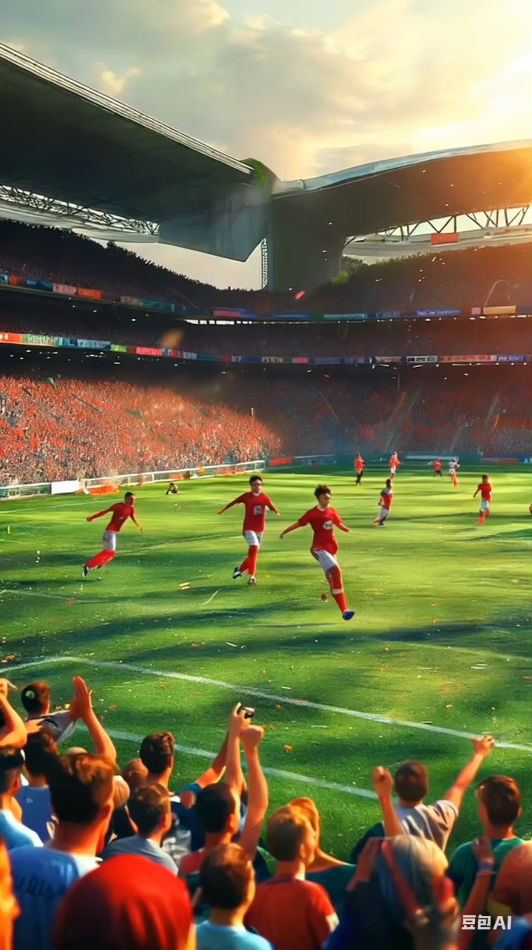 比赛中的精彩瞬间让人们对足球充满热爱