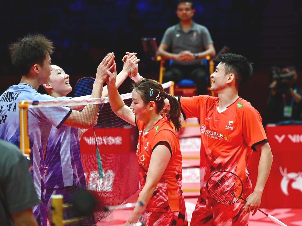 中国羽毛球队完胜印度羽毛球队，辛杜绝境逆转的简单介绍